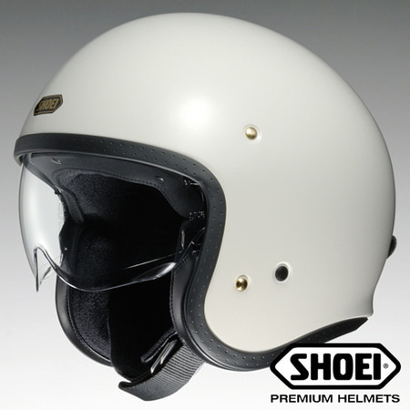 쇼에이 SHOEI J.O OFF WHITE 화이트 오픈페이스 클래식바이크 할리 스쿠터 헬멧
