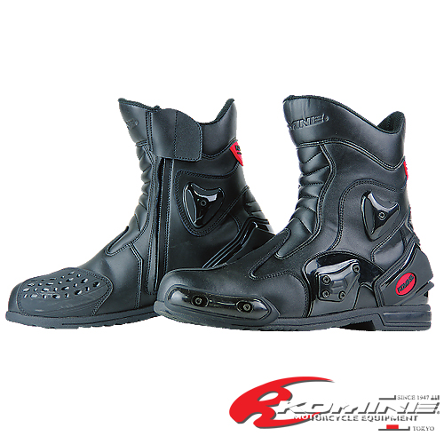코미네 BK-067 PROTECT SPORTSSHORT RIDING BOOTS 방수 오토바이 부츠 신발