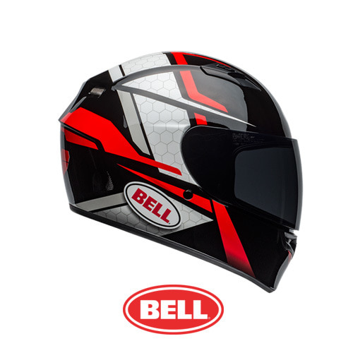 BELL 퀄리파이어 플레어 블랙/레드  /벨 오토바이 풀페이스 헬멧