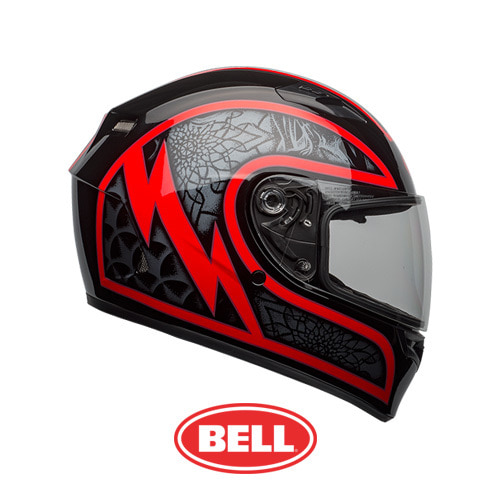 BELL 퀄리파이어 스코치 블랙/레드  /벨 오토바이 풀페이스 헬멧