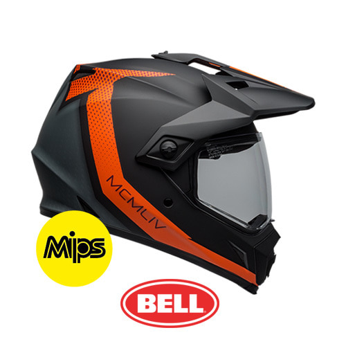 BELL MX-9 어드벤처 스위치백 무광블랙/오렌지 밉스  /벨 오토바이 듀얼 오프로드 멀티퍼퍼스 어드벤쳐 헬멧