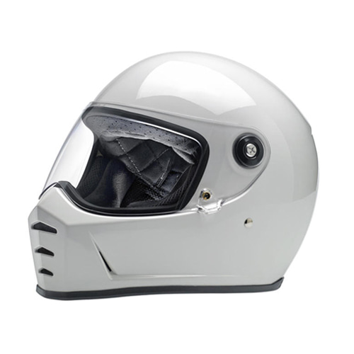 빌트웰 헬멧 레인스플리터 글로스 화이트 BILTWELL LANE SPLITTER GLOSS WHITE 클래식 오토바이 풀페이스 바이크 할리 슈퍼커브