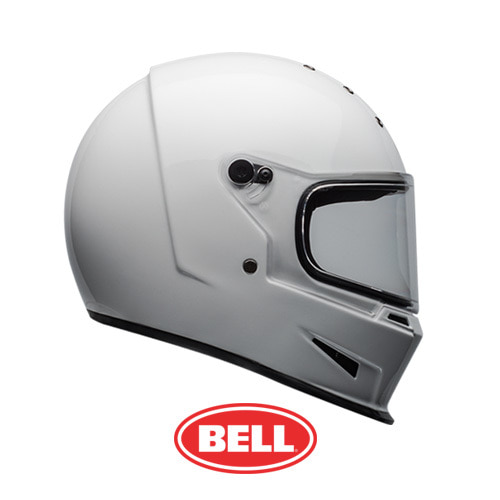 BELL 엘리미네이터 솔리드 화이트  /벨 오토바이 풀페이스 헬멧