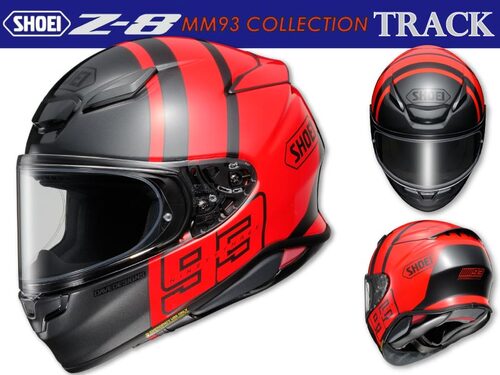 쇼에이 Z-8 MM93 COLLECTION TRACK TC-1 마라케즈 오토바이 풀페이스 헬멧
