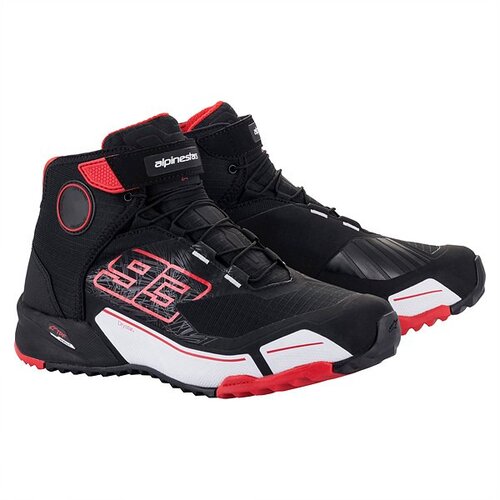 알파인스타 숏부츠 라이딩 슈즈 MM93 CR-X DRYSTAR RIDING SHOES - BLACK RED WHITE 오토바이 신발