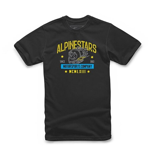 알파인스타 티셔츠 캐주얼 오토바이 바이크 DISORDERLY TEE - BLACK