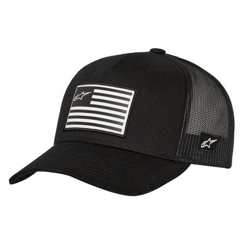 알파인스타 볼캡 모자 FLAG SNAPBACK HAT - BLACK/BLACK