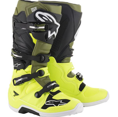 TECH 7 - YELLOW FLUO MILITARY GREEN BLK