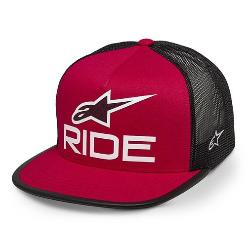 알파인스타 볼캡 모자 RIDE 4.0 TRUCKER HAT - RED/BLACK/WHITE