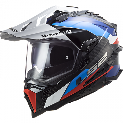 LS2 MX701 C EXPLORER FRONTIER G BLACK BLUE 오토바이 카본 헬멧