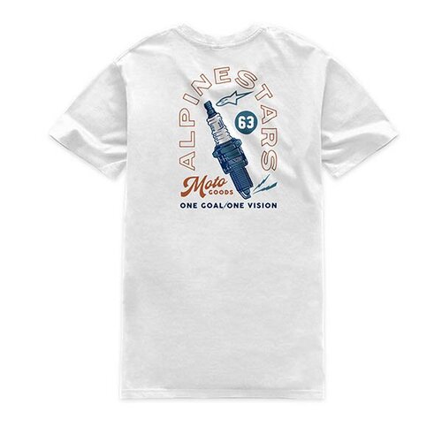 알파인스타 캐주얼 라이딩 티셔츠 SPARKY CSF TEE - WHITE