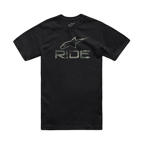 알파인스타 캐주얼 라이딩 티셔츠 RIDE 4.0 CAMO CSF TEE - BLACK