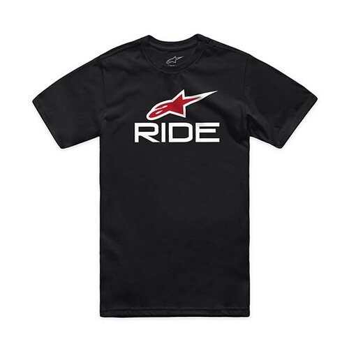 알파인스타 캐주얼 라이딩 티셔츠 RIDE 4.0 CSF TEE - BLACK/WHITE/RED